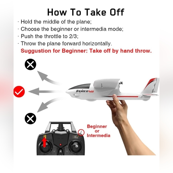 Volantex Remote Control Air Plane - Picture 4 of 14